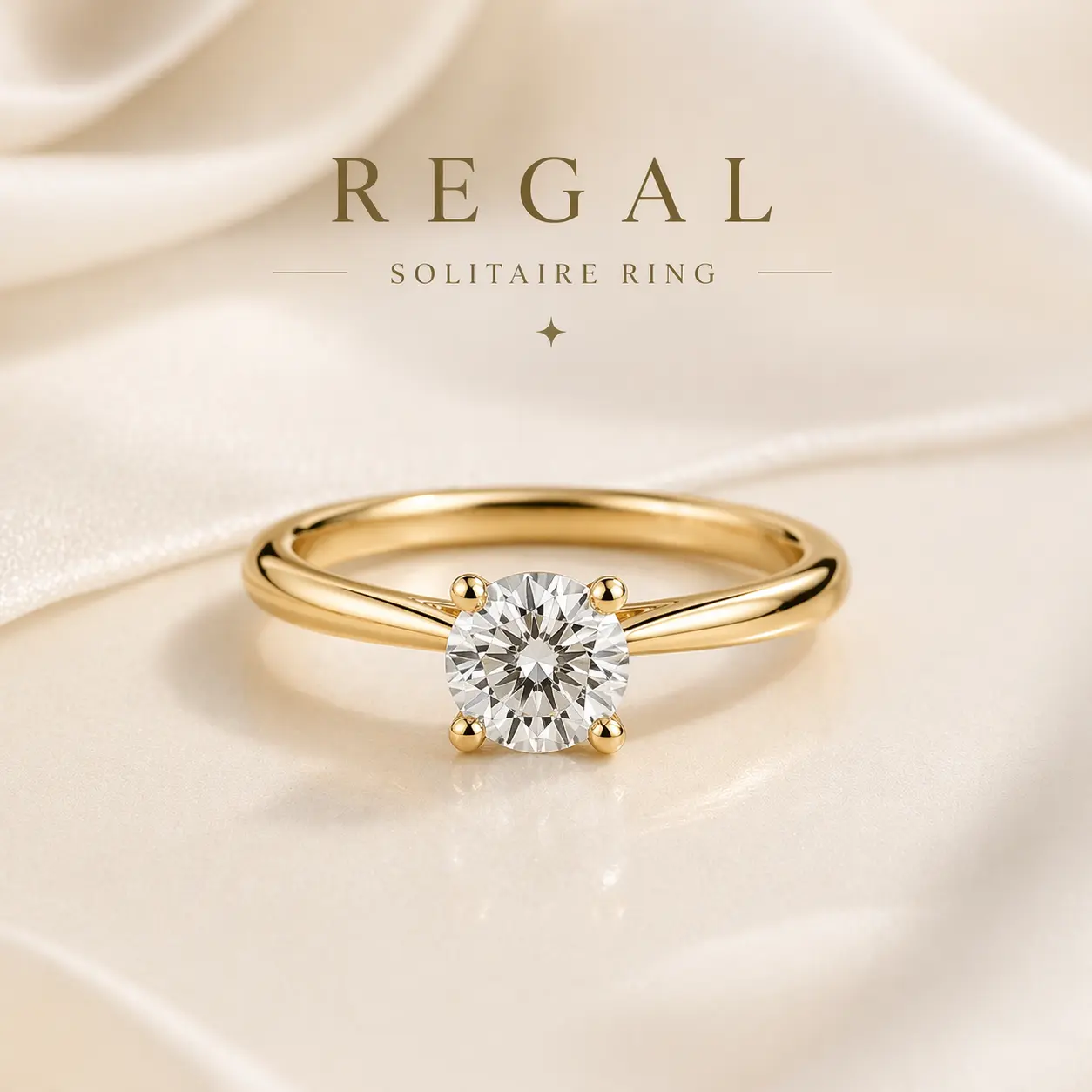 Regal Solitaire Ring